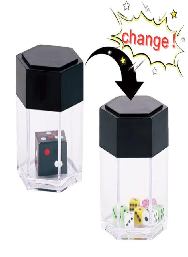 مايلز ماجيك خدعة قنبلة النرد السحرية من مايلز ماجيك | خدعة سحرية واقعية ومقنعة لكبسولة انفجار النرد | التحول إلى ثمانية نردات صغيرة في عرض ذهني عن قرب - Image 2